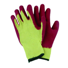 10g T/C Knitted Liner Glove with Latex Coated CE Glove